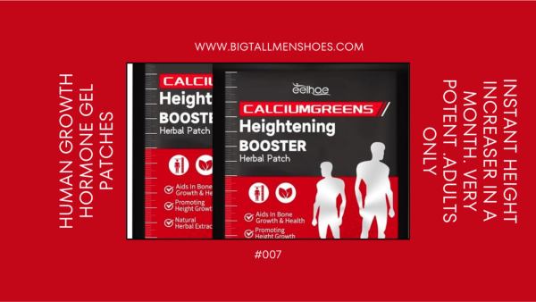 HEIGHT BOOSTER TRANSDERMAL PATCHES